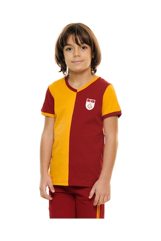 Gsstore Galatasaray Çocuk Metin Oktay T-shirt C88097 Kırmızı - Sarı