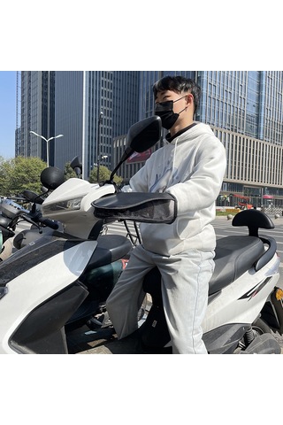 Teltree Motosiklet Elektrikli Bisiklet Glove, Yaz Sonbahar Güneş Koruyucu, Nefesli El Tutucu Kılıfı, 1 Çift Seti