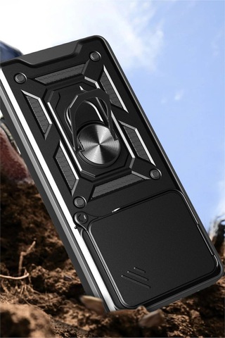 Mi 15 Pro Kılıf Pars Lens Yüzüklü Silikon - Yeşil