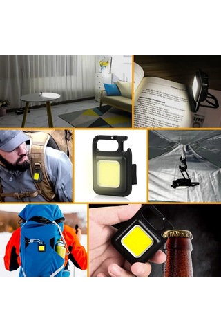 Anahtarlıklı Fener Fener Cob Led Bx40