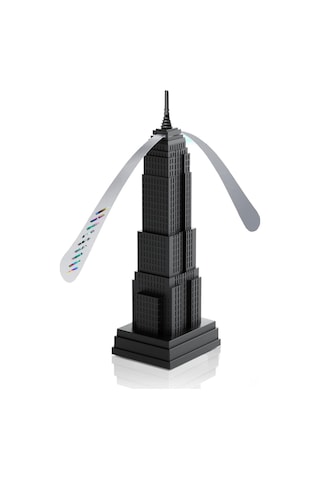 Kosona Siyah Tahta Üstü Uçucu Kovucu Fan - Işık Refraktörü İle Sessiz Çalışır, Asma Kancasıyla İç/ Dış Kullanım İçin Portatif