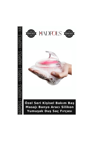 Özel Seri Kişisel Bakım Baş Masajı Banyo Aracı Silikon Yumuşak Duş Saç Fırçası