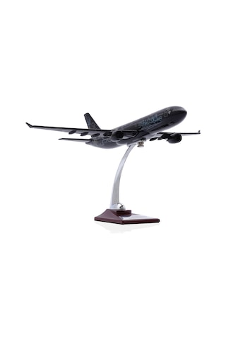 Zekupp - Maket Uçak - Airbus A330-300 1/200 - SİYAH DESENLİ ÖZEL