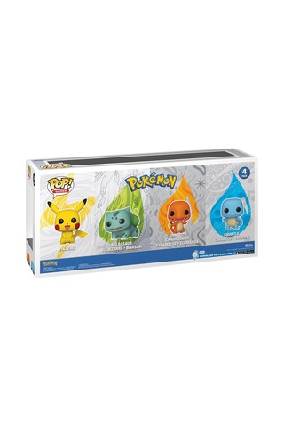 Funko Pop 4pk Excl Pokemon Starters 4p