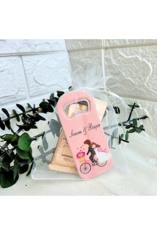 Söz Nişan Nikah Şekeri Hatıralık Hediye Magnet Açacak V 30 Adet