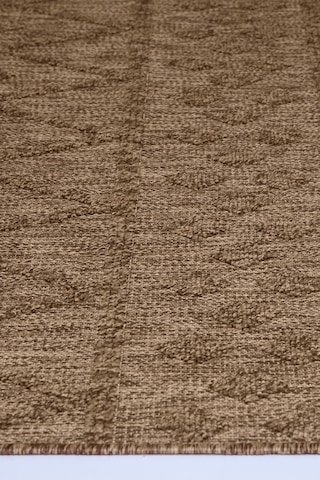 Seyran Loopy 620 Kahve Halı Ince Mutfak Kilim Salon Kesme Halı Yolluk Kahve