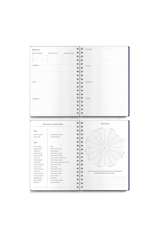 Victoria's Journals Spiralli Akademik Ajanda 2023-2024 Haftalık A5 14.8x21 Cm Çok Renkli