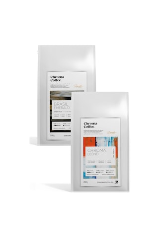 Chroma Coffee Signature Series Çekirdek Kahve Seti - 5 %100 Nitelikli Arabica 2 x 250 G
