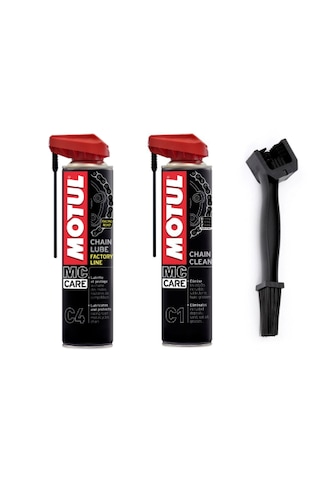 Motul C1 - C4 Zincir Temizleme + Fırça Seti Motul C1 - C4 Zincir Temizleme + Fırça Seti