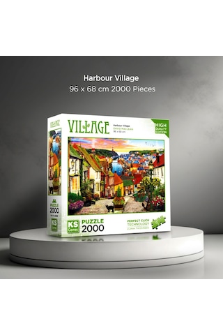 Ks Games 2000 Parça Liman Köyü Puzzle