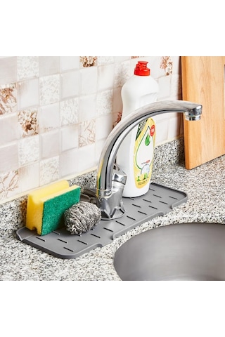 Mithra Life Su Tutucu Silikon Gri Musluk Matı Mıt1033 Sku: Smg8690010206824 Açık