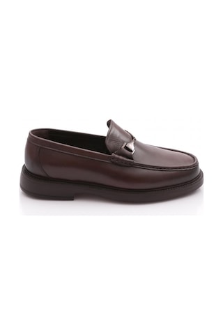 Dgn 2459-2 Erkek Loafer Ayakkabı Kahve Antik