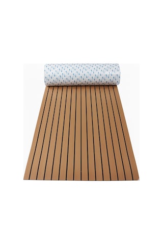 240 X 120 Cm Eva Suni Teak Tik Deck 3m Bantlı Tekne, Yat, Havuz Kenarı Ve Karavan İçin Zemin Kaplaması