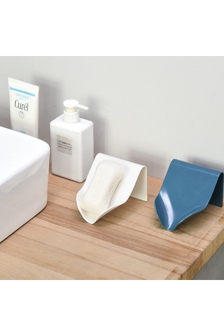 5 Adet Çok Fonksiyonlu İzsiz Duvara Monte Drenaj Sabun Kutusu, Rastgele Renk Teslimatı