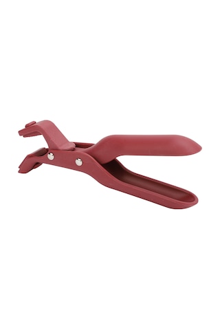 Ximistore9 Kırmızı Mutfak Anti-parçalar Kelepçe, Isı Dayanıklı Plastik, Çok Fonksiyonlu Tabak/bardak Tutucu, Kaymazsız, Tek El Kullanıma Uygun Kırmızı