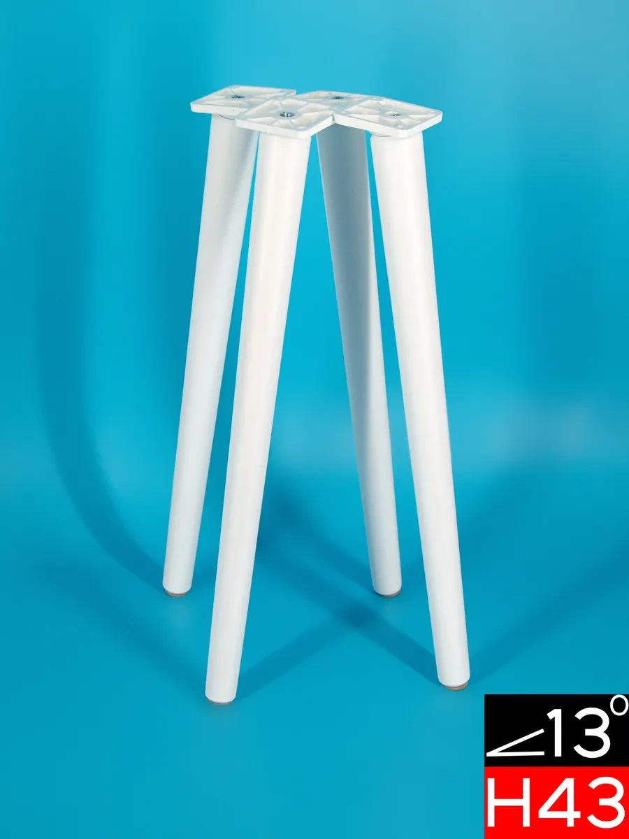 Brat'a Zoriny Eğimli Ahşap Mobilya Destekleri 360427250 Soğuk Beyaz