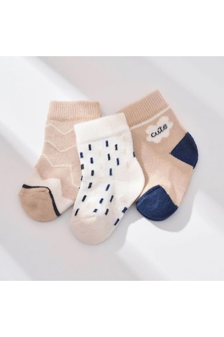 Biorganic Cute 3'lü Bebek Çorabı 68448