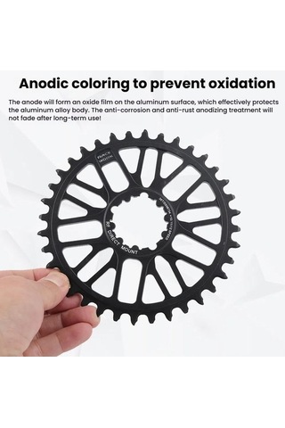 Ebitda Racework Rk7788 Yol Bisikleti Zincir Dişlisi, 44t, Dağ/yol, Doğrudan Montajlı, Çok Renkli Çok Renkli