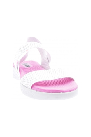 Dgn 102-23y Kadin Lastikli Sandalet 102-2265-R0214 Beyaz - Fuşya