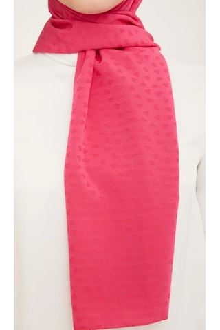 Armine Trend J.capri Şal 4 - 04 - Kalpli Pembe Pembe