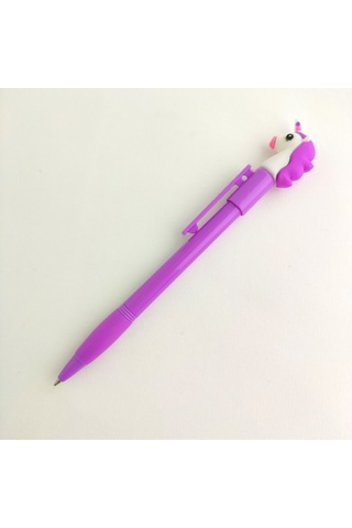 Unicorn Başlıklı Tükenmez Kalem K12252 Mor