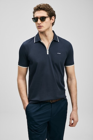 Lufian Chase Erkek Polo Yaka T-shirt 111040236 Lacivert