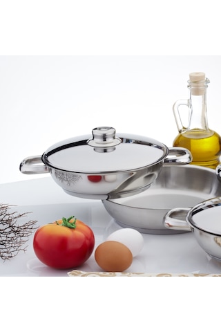 Gülsan Çelik Kapak 6 Parça Omlet Set