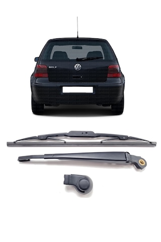 Vw Volkswagen Golf 4 Mk4 1998-2004 Uyumlu Arka Cam Silecek Kolu Ve Süpürgesi Kapak Takım 1j6955707a Silecek