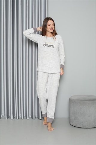 Akbeniz Welsoft Polar Kadın Pijama Takımı 8515 - 2xl Ekru