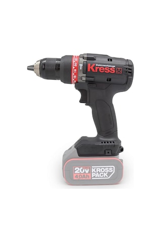 Kress KUC31.91 20V Kömürsüz Profesyonel Şarjlı Darbeli Matkap Akü Dahil Değildir