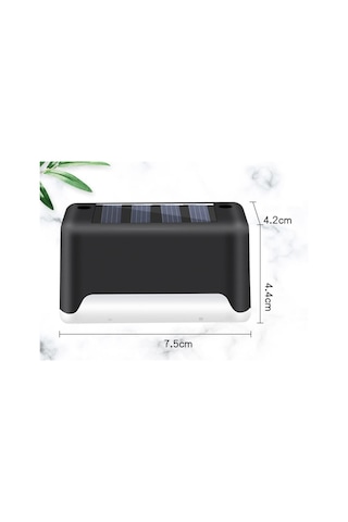 Unichrome Solar Güneş Enerjili Köşebent Merdiven Led Lamba 2'li Paket