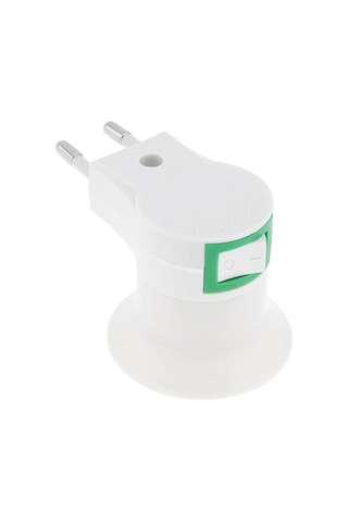 2 Adet Lamba Duyu E27 Kablolu, Ampul Duylu Fiş Lamba Duyu, E27 Priz Tipi, Anahtarlı, Şalterli Lamba Duyu, Kablosuz,