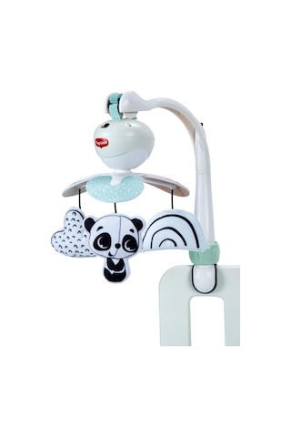 Tiny Love 0-3 Yaş Müzikli Sevimli Panda Dönence Beşik Ve Bebek Arabası Oyuncağı Black & White Koleksiyonu