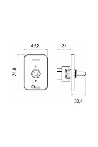 Quick Wcs820 Irgat Kumanda Paneli 12/24v
