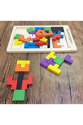 Ahşap Tetris Eğitici Oyuncak
