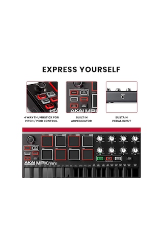 Akai Professional Mpk Mini Mkıı Le Black Black. Limited Edition