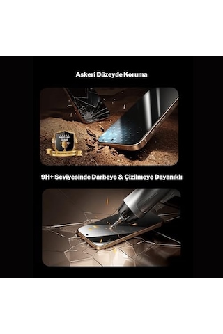 Tam Kaplayan Parmak İzi Bırakmayan Safir Ekran Koruyucu Cam, İphone 15 Pro Max İle Uyumlu