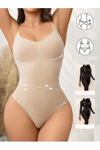 Mistirik Mimola Model 3 Bölge Etkili Örmekumaş Yapılı String Body Ten Renk042 Ten