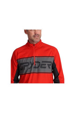 Spyder Paramount 12 Zip Erkek Kırmızı İçlik Üst 22417