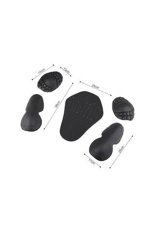 Novahub Zırh Yeşil Store Pad Omuzlar Motosiklet Koruyucular Geri Dirsek Ceket Astar Nh Yeşil