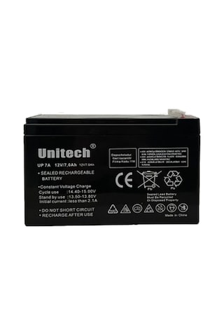 Unıtech 12V-7Ah Kuru Akü