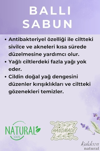 Ballı Şeffaf Transparan Sabun 90 G