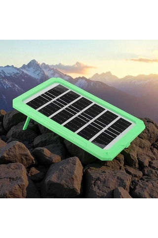Panther Solar Güneş Enerjili Şarjlı Kamp Seti 2 Ampullü