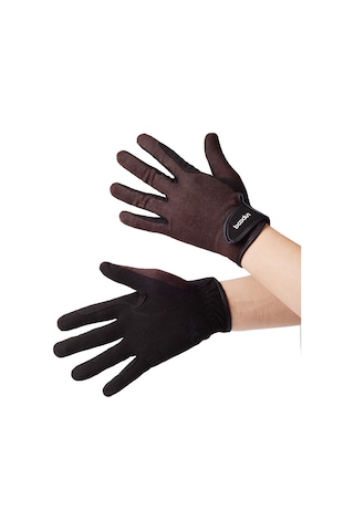 Geeksen Eşitlik, Yol Sürüşü Ve Antrenman İçin Mikrofiber Atcılık Eldivenleri Kahve M Beden Çift Kahve