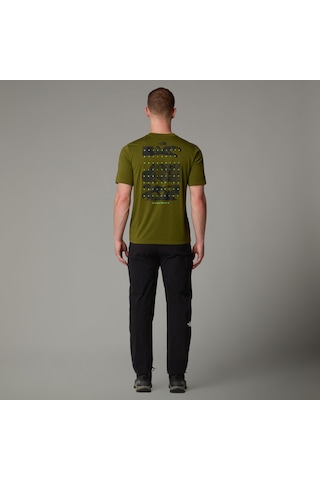 The North Face M Foundation Mountains Faces Tee Erkek T-shirt-30087 Haki