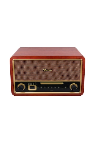 Magicvoice F29 Retro Vintage Çanta Pikap Cd Radyo Bluetooth Aux Usb Mp3 Çalar