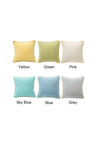 Symbee Linen Kumaş Yastık Kılıfı 45x45 Cm - Yumuşak, Nefes Alıcı, Dekoratif, Rengi Pembe - Yastık Dolgusu Dahil Değil Pink