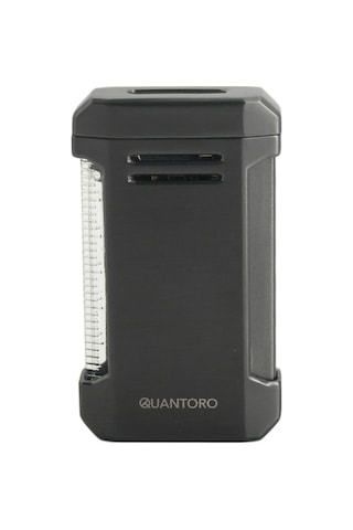 Quantoro Perde Alev Delicili Gunmetal Metal Puro Çakmağı