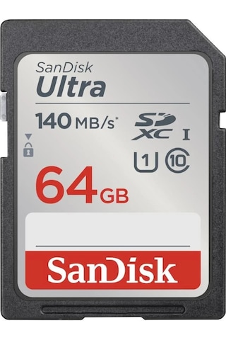 SanDisk Ultra SDSDUNB-064G-GN6IN 64 GB SDHC/SDXC Class 10 UHS-I Hafıza Kartı