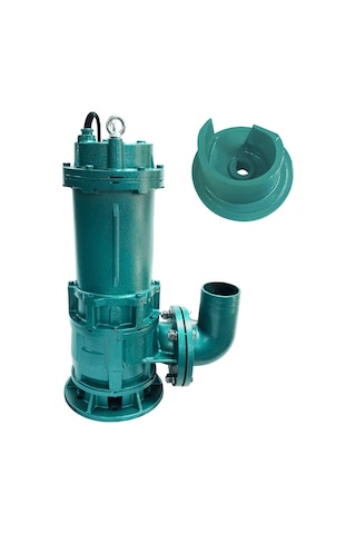 Varan Vf 80-7.5 Parçalayıcı Yarı Açık Çarklı Foseptik Dalgıç Pompa 10 Hp / 7.5 Kw, 80mm Çıkış, 380 V